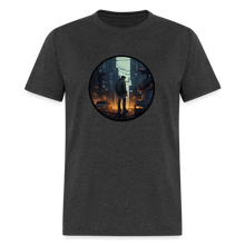 Load image into Gallery viewer, Unisex Classic T-Shirt- night city - heather black