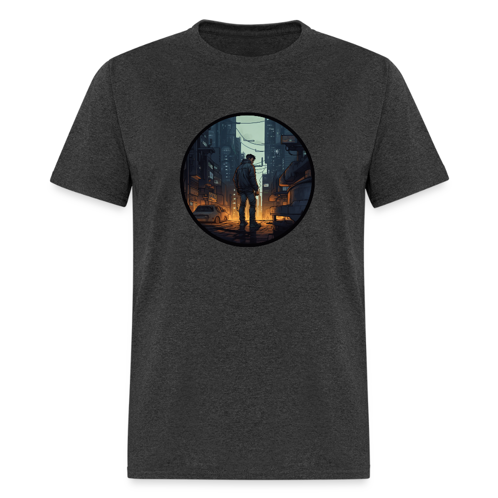 Unisex Classic T-Shirt- night city - heather black