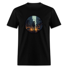 Load image into Gallery viewer, Unisex Classic T-Shirt- night city - black