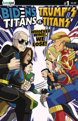 Bidens Titans vs Trumps Titans #1 Cover A Titans vs Titans