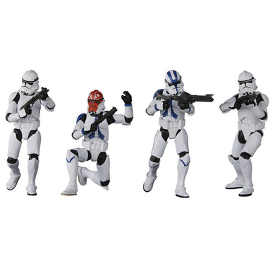 Star Wars Vintage 3-3/4in Ahsoka Phase II Clone Trooper 4pk Action Figure Set