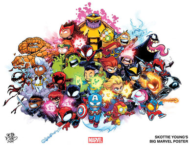 Skottie Young'S Big Marvel Poster