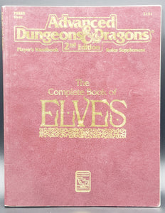 The Complete Book of Elves (Advanced Dungeons & Dragons, Player's Handbook Rules Supplement)