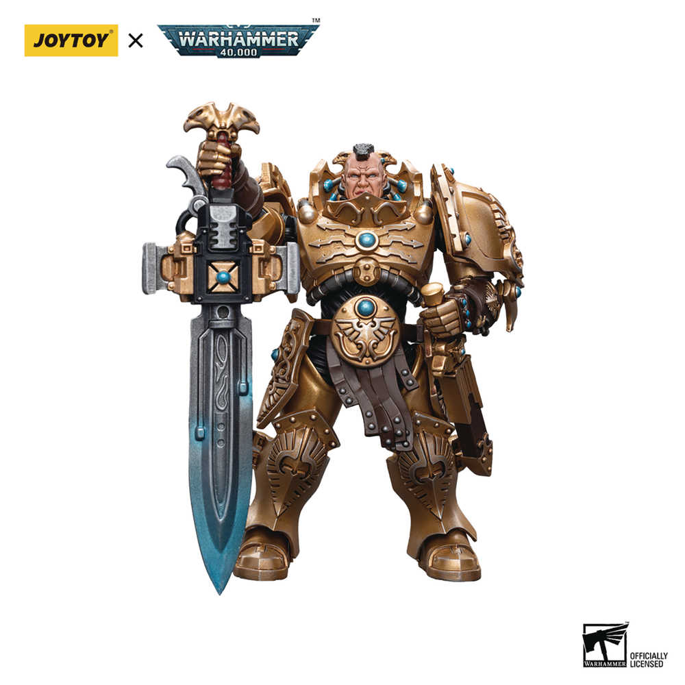 Joytoy Wh40k Adeptus Custodes Guard with Blade 1/18 Action Figure  (