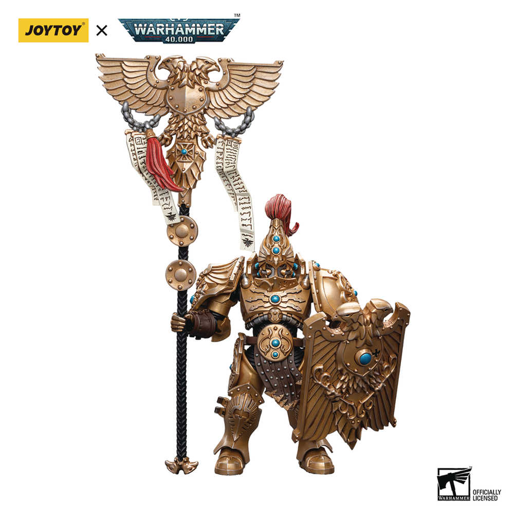 Joytoy Wh 40k Adeptus Custodes Vexilus Praetor 1/18 Action Figure
