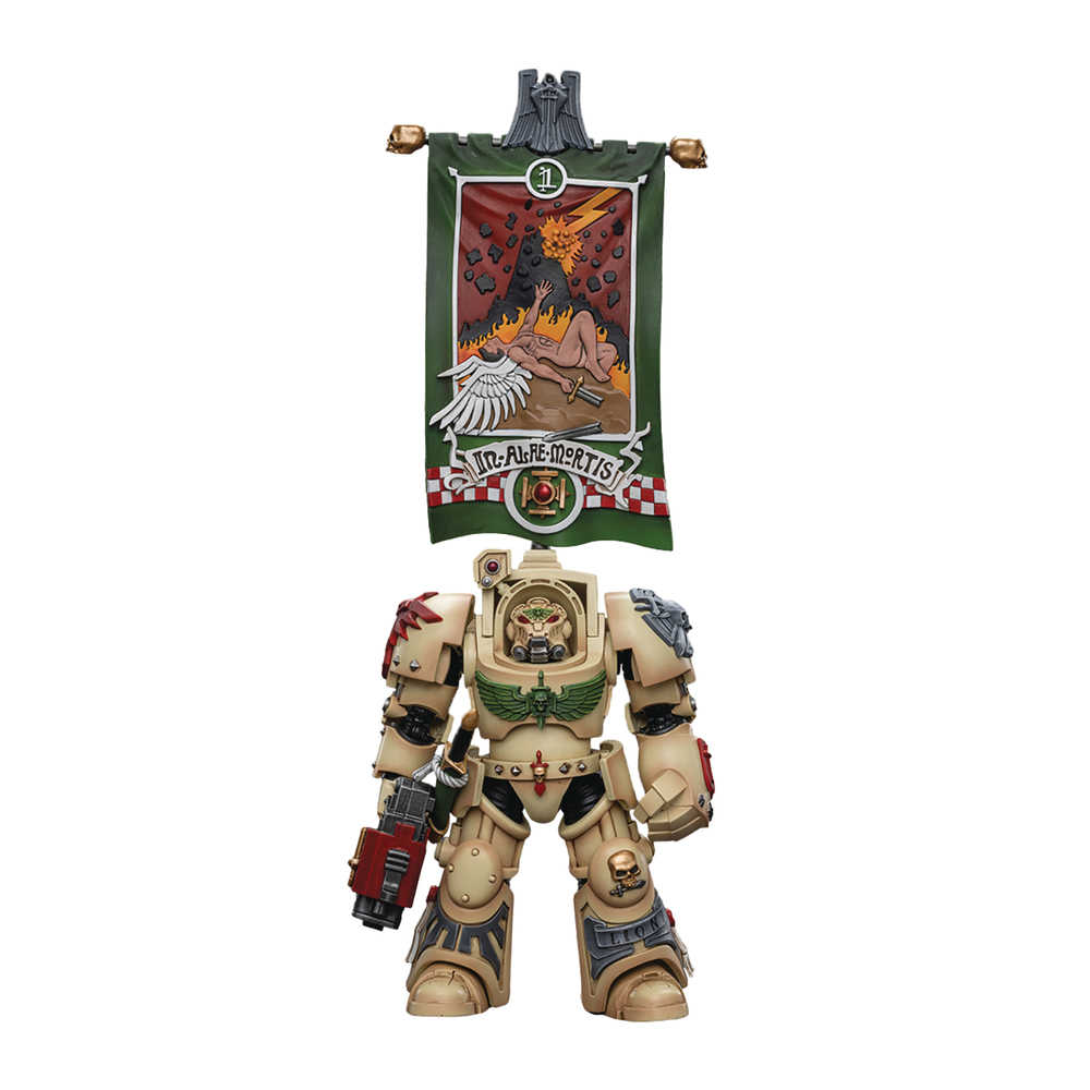 Jt Wh40k Dark Angels Deathwing Ancient Banner 1/18 Action Figure
