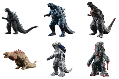 Godzilla Shokugan Soft Vinyl Figure Collector's 10pc Box