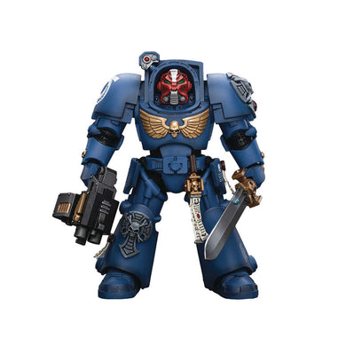 Jt Wh40k Ultramarines Terminator Sgt Power Sword 1/18 Action Figure (Ne