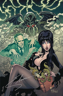 Elvira Meets Hp Lovecraft #1 Acosta Virgin Elvira Signed De Exclusive