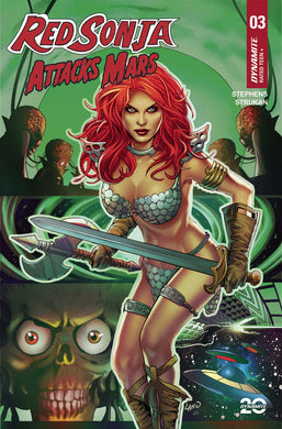 Red Sonja Attacks Mars #3 Cover C Land