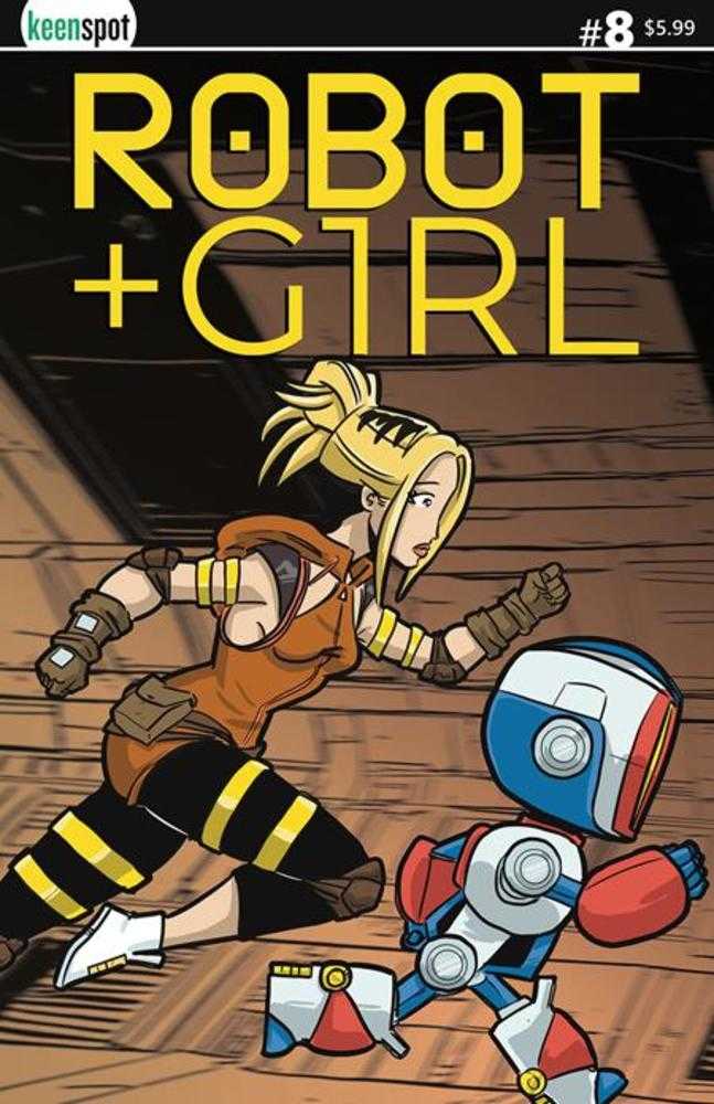 Robot + Girl #8 Cover A Run For Their Lives