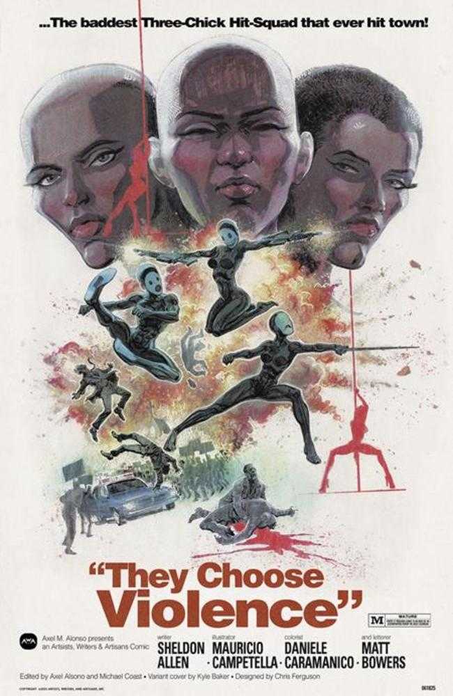 They Choose Violence #1 (Of 5) Cover B Baker (Mature)