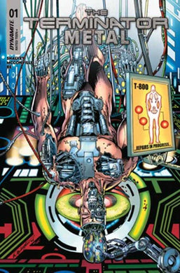 Terminator Metal #1 Cover E Bob Layton Foil Variant