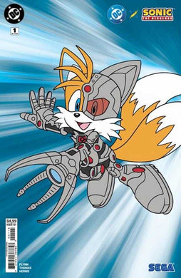 DC X Sonic The Hedgehog #1 (Of 5) 5th Print Cyborg Card Stock Cover