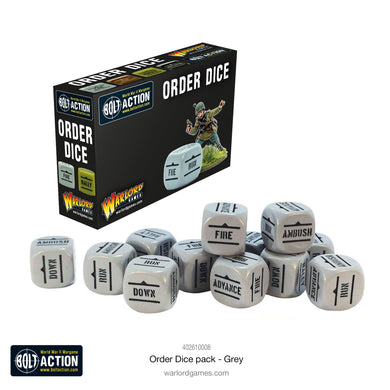 Bolt Action: Orders Dice Pack - OLIVE