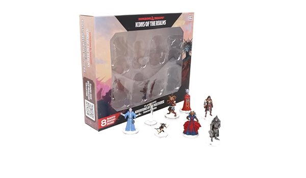 D&D Fantasy Miniatures: Icons of the Realms: Planescape, Adventures in the Multiverse Character Miniatures Boxed Set
