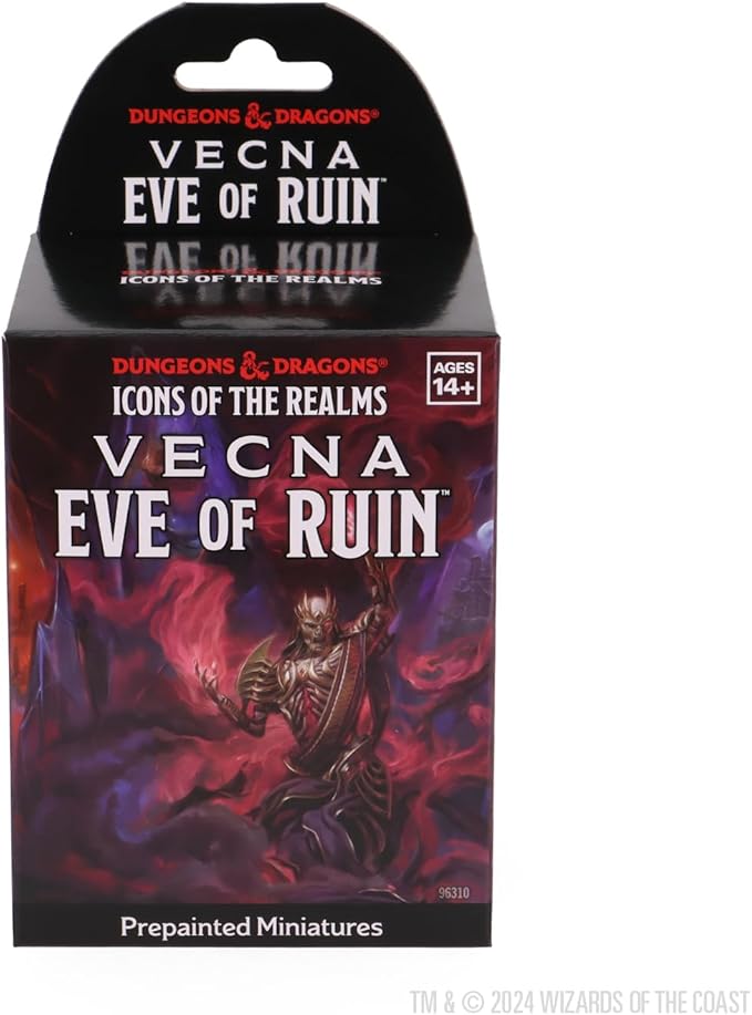 D&D Icons of the Realms  Vecna Eve of Ruin Booster Pack Blind Box