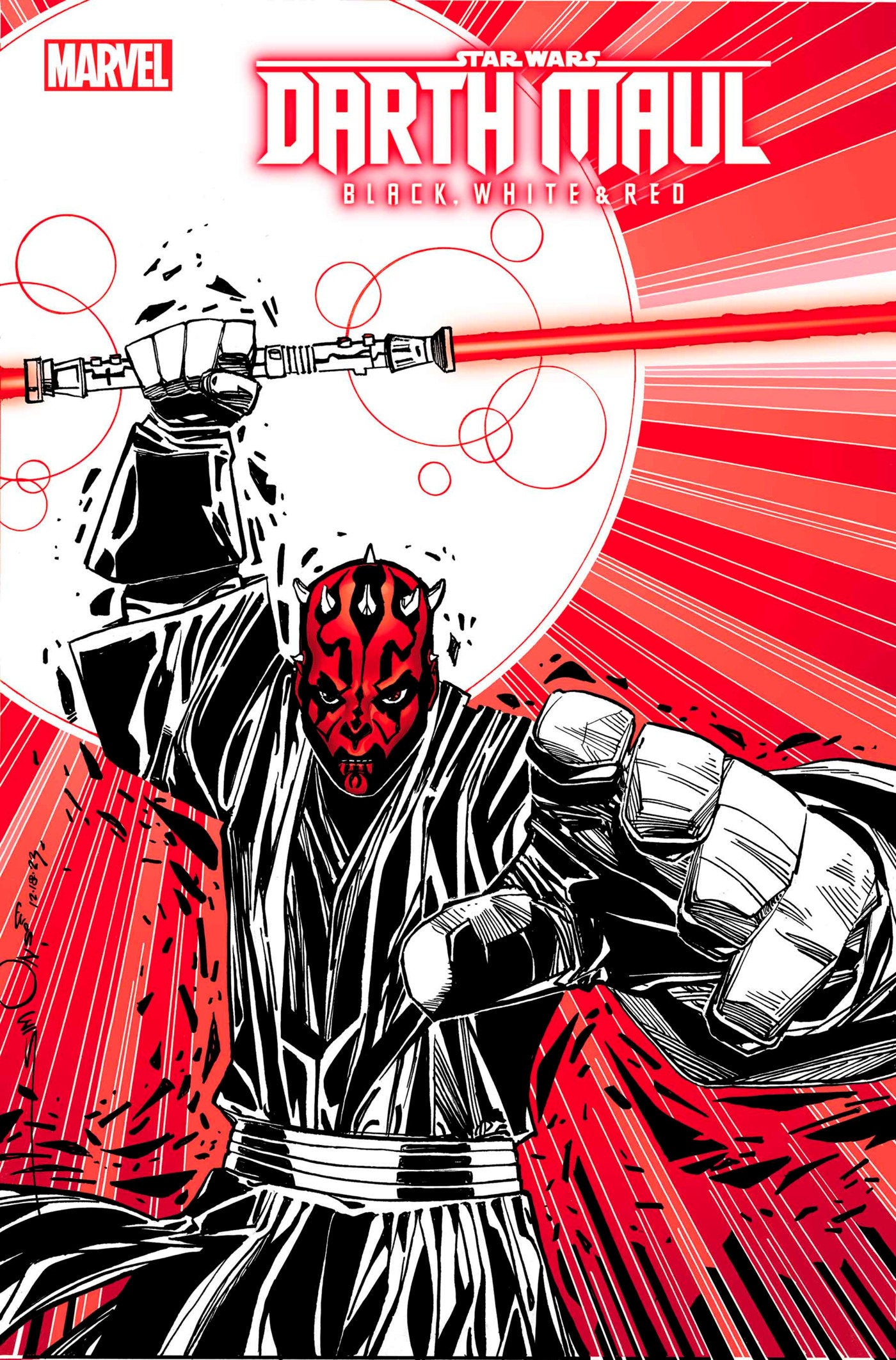 Star Wars Darth Maul Black White & Red #4 (Of 4) Simonson Va