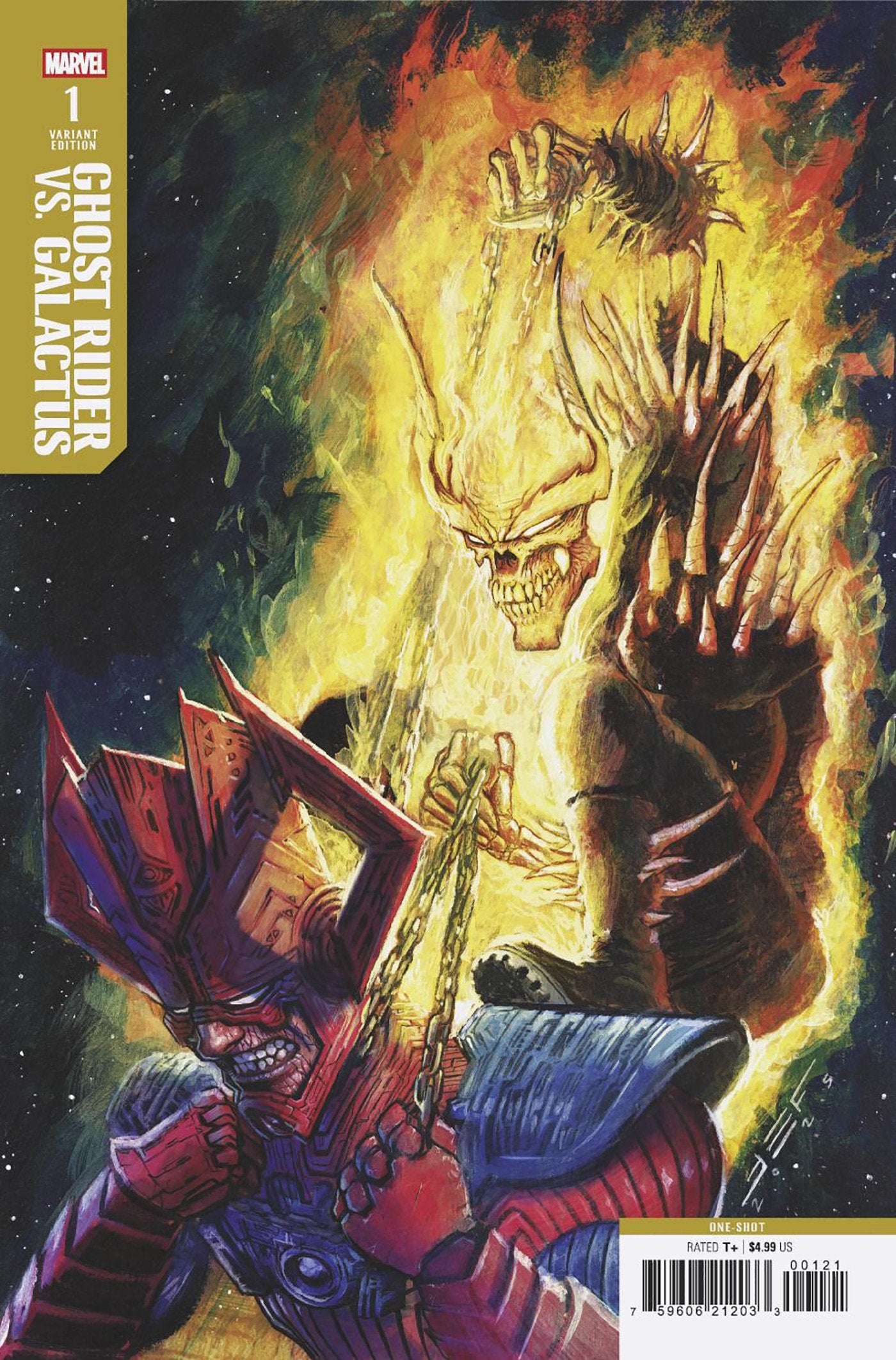 Ghost Rider vs Galactus #1 Juan Ferreyra Variant