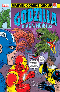 Godzilla vs. Avengers #1 Mike Allred Godzilla King Of The Monsters Homage Variant