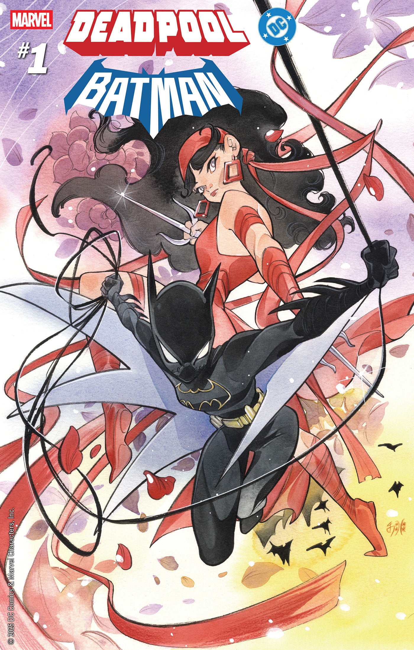 Marvel/DC: Deadpool/Batman #1 Peach Momoko Variant