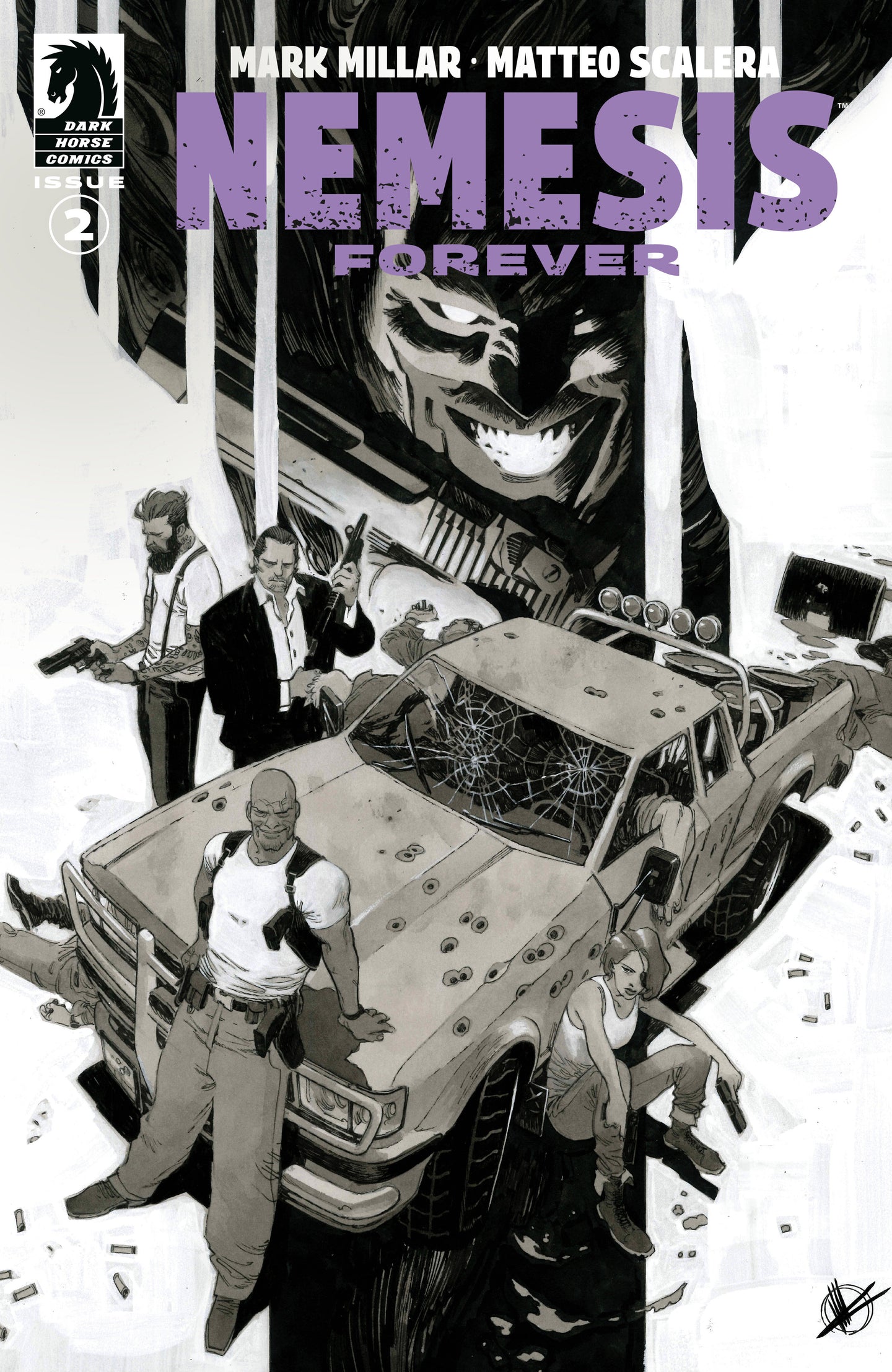Nemesis Forever #2 (Cover B) (Black & White) (Matteo Scalera)