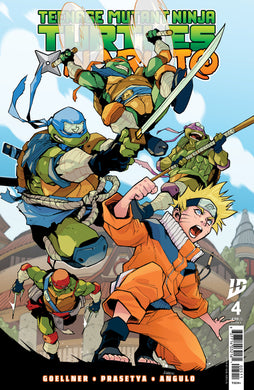 Teenage Mutant Ninja Turtles X Naruto #4 Cover D Kerschl