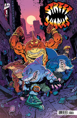 Street Sharks #1 Variant B (Corona)