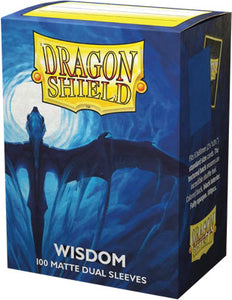 Dragon Shields: (100) Matte Dual - Wisdom (DISPLAY 10)