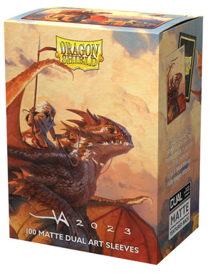 Dragon Shields: (100) Matte Dual Art - The Adameer (DISPLAY 10)