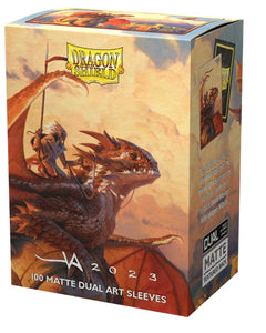 Dragon Shields: (100) Matte Dual Art - The Adameer (DISPLAY 10)