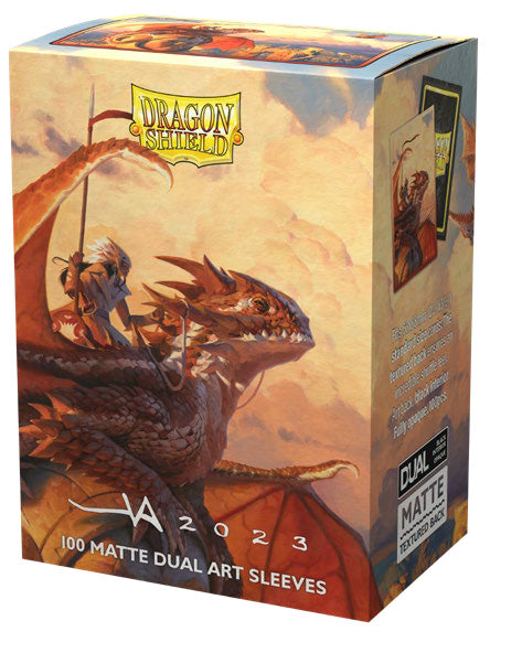 Dragon Shields: (100) Matte Dual Art - The Adameer (DISPLAY 10)