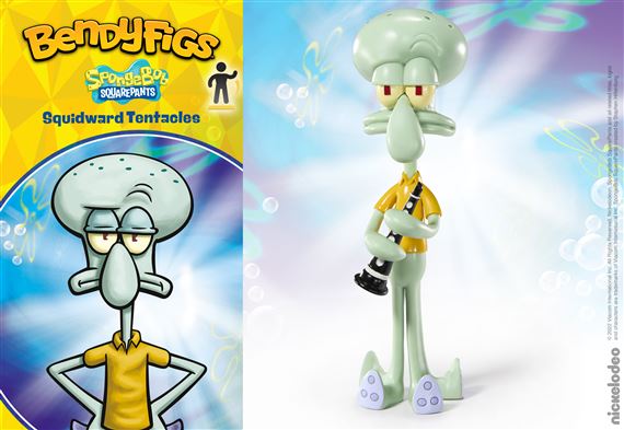 SpongeBob SQUAREPANTS Squidward Tentacles Bendyfig