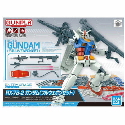 Bandai Hobby - Mobile Suit Gundam - 1/144 RX-78-2 Gundam (Full Weapons Set)