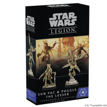 Load image into Gallery viewer, Star Wars: Legion - Sun Fac and Poggle the Lesser Operative and Commander Expansion