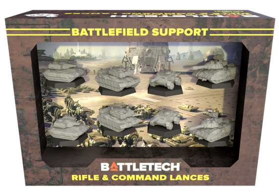 Battletech Mercenaries - battlefield support : rifle & command lances
