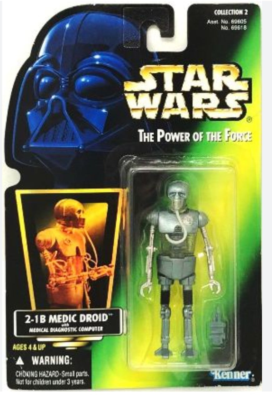 Star Wars The Power of the Force 4 Inch Action Figure - 2-1B Medical Droid