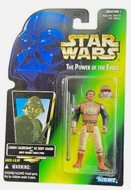Star Wars The Power of the Force 4 Inch Action Figure - Lando Calrissian as Skiff Guard