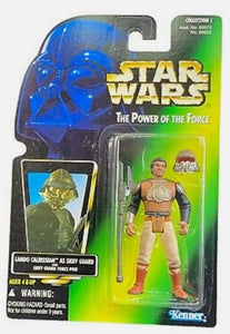 Star Wars The Power of the Force 4 Inch Action Figure - Lando Calrissian as Skiff Guard