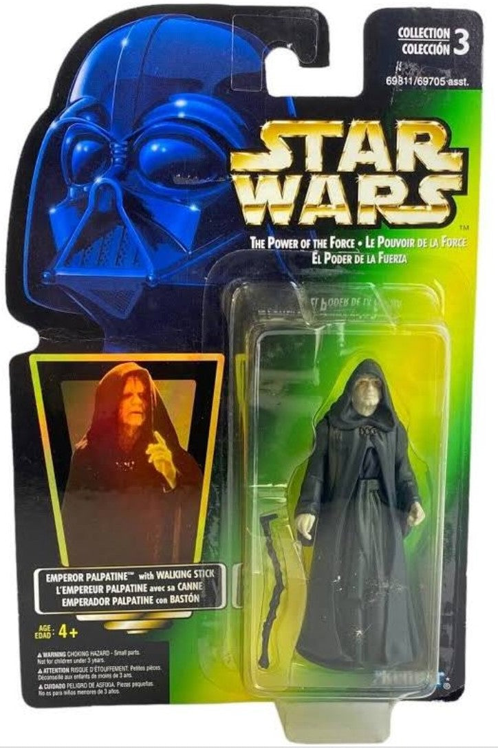 Star Wars The Power of the Force 4 Inch Action Figure - Emperor Palpatine