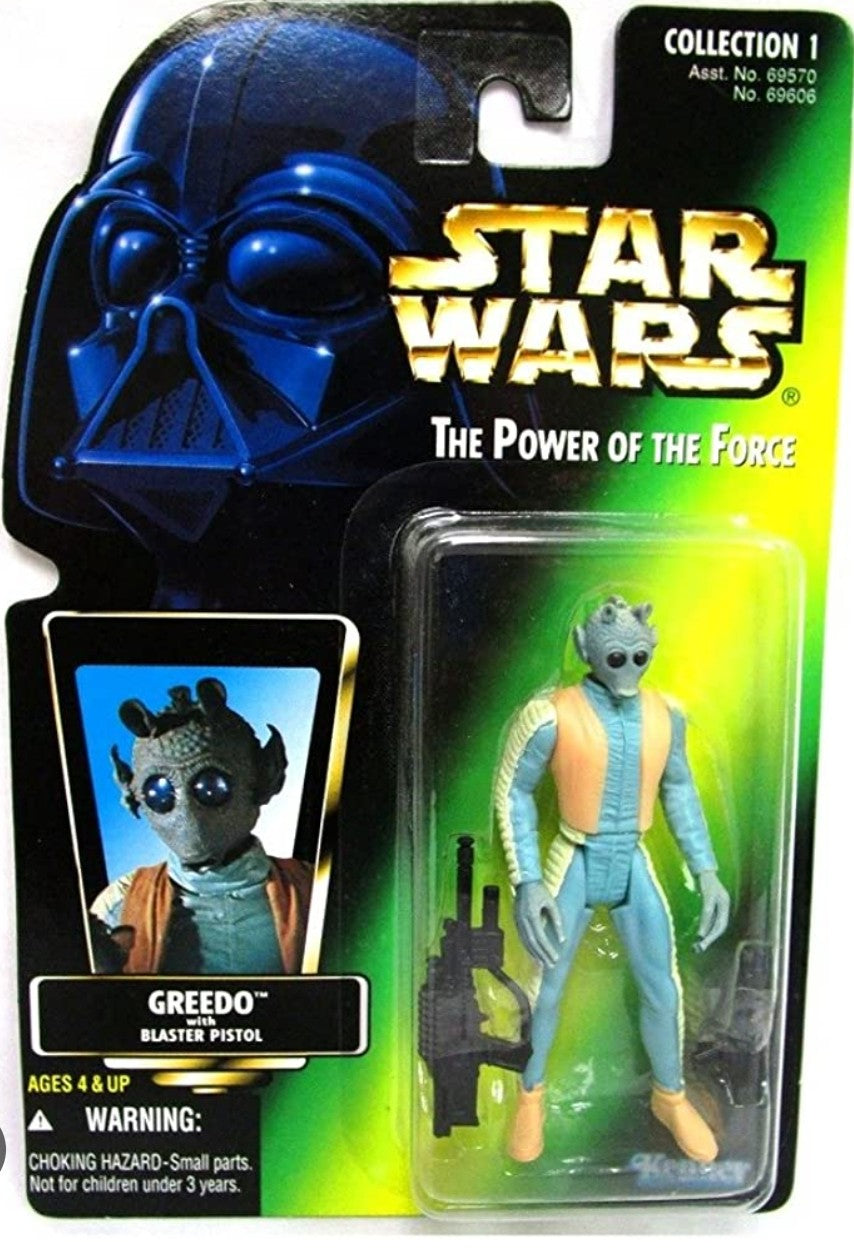 Star Wars The Power of the Force 4 Inch Action Figure - Greedo