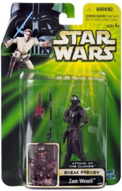 Star Wars The Power of the Force 4 Inch Action Figure - Zam Wesell