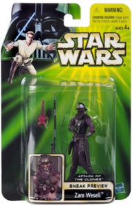 Star Wars The Power of the Force 4 Inch Action Figure - Zam Wesell