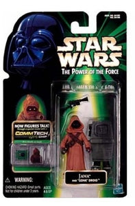 Star Wars The Power of the Force 4 Inch Action Figure - Jawa and Gronk Droid