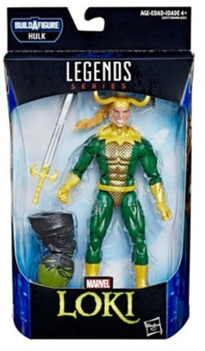Marvel Legends Series Loki 6' Collectible Marvel Comics Action Figure Toy for Ages 6 & up with Accessory & Build-a-figurepiece
