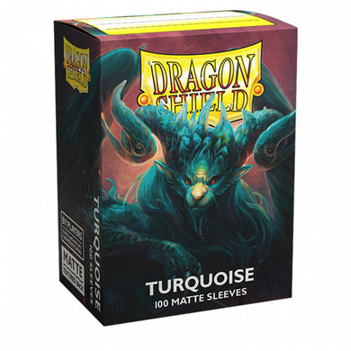 Dragon Shield: Turquoise- Matte, Standard Size Card Sleeves (100ct)