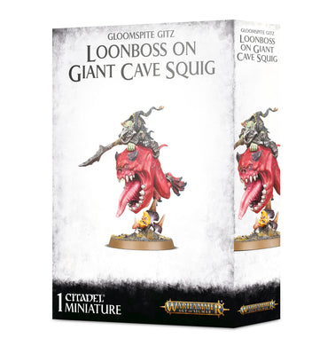 AOS: GLOOMSPITE GITZ LOONBOSS ON GIANT CAVE SQUIG