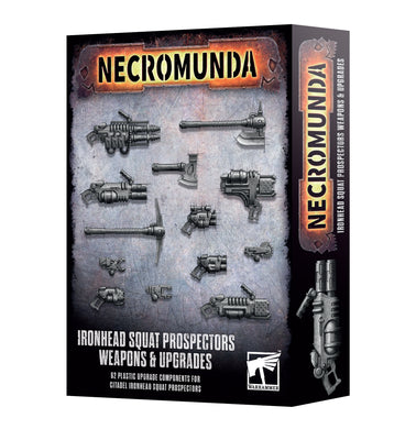 NECROMUNDA Ironsquat prospectors weapons & upgrades