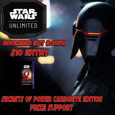 11-21-2025 Star Wars: Unlimited CARBINITE EVENT
