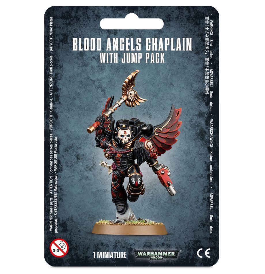 BLOOD ANGELS: Chaplain With Jump Pack